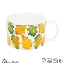 Multi Color Decal Nizza New Bone China Suppe Becher